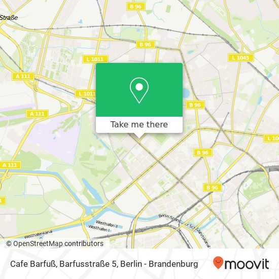 Карта Cafe Barfuß, Barfusstraße 5