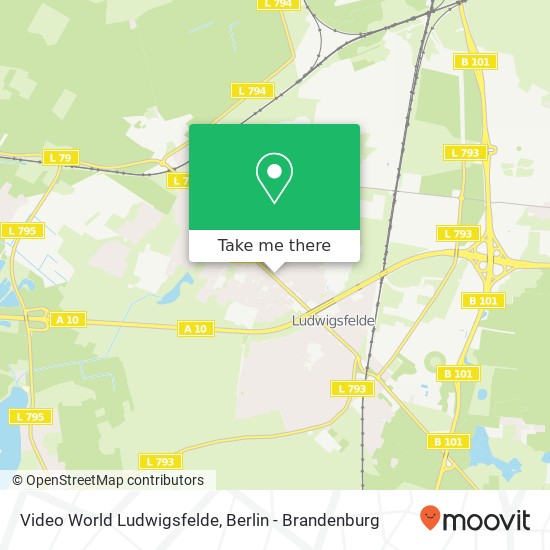 Карта Video World Ludwigsfelde