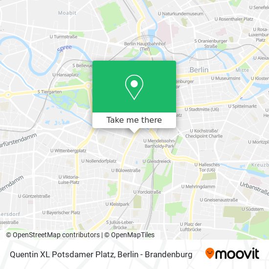 Quentin XL Potsdamer Platz map
