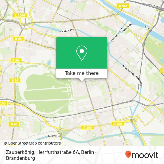 Карта Zauberkönig, Herrfurthstraße 6A