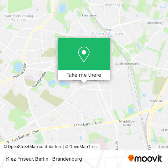 Kiez-Friseur map