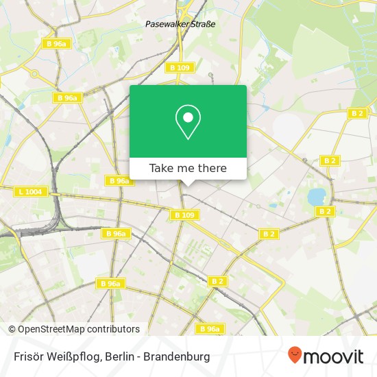 Frisör Weißpflog map