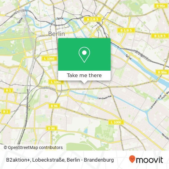 B2aktion+, Lobeckstraße map