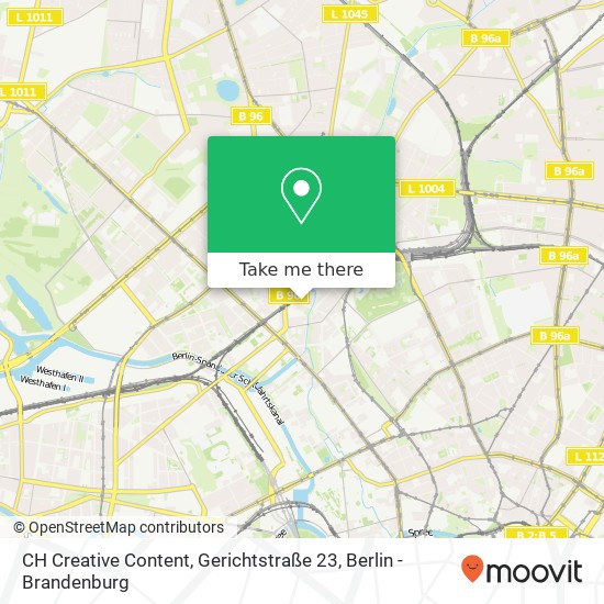 CH Creative Content, Gerichtstraße 23 map