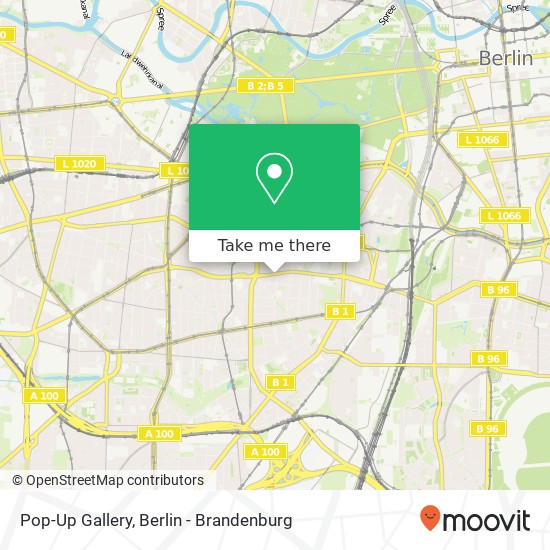 Pop-Up Gallery map