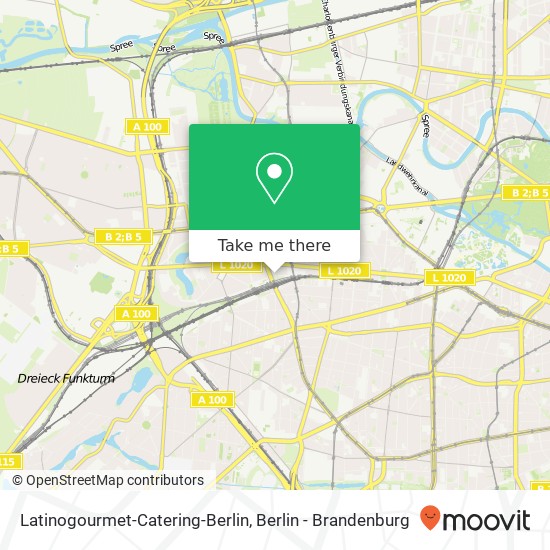 Latinogourmet-Catering-Berlin map