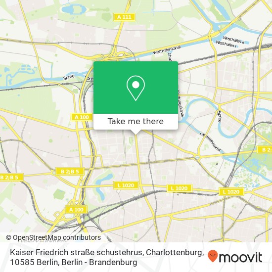 Kaiser Friedrich straße schustehrus, Charlottenburg, 10585 Berlin map