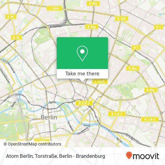 Atom Berlin, Torstraße map