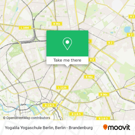 Yogalila Yogaschule Berlin map