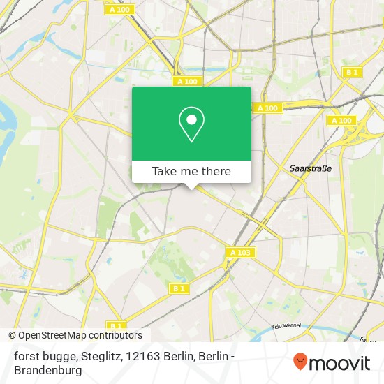 forst bugge, Steglitz, 12163 Berlin map