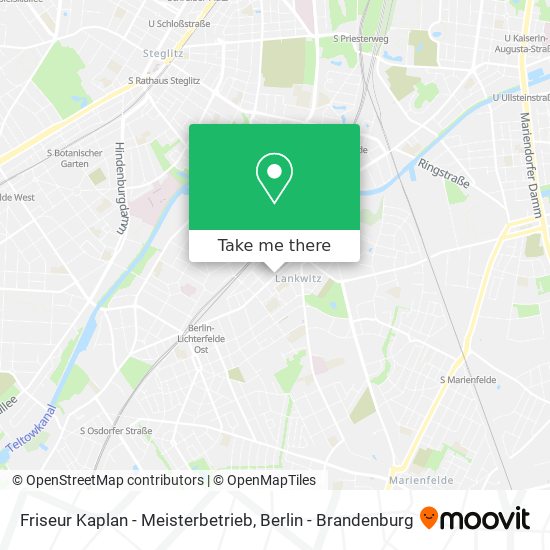 Карта Friseur Kaplan - Meisterbetrieb