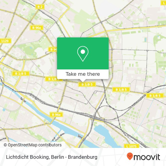 Lichtdicht Booking map