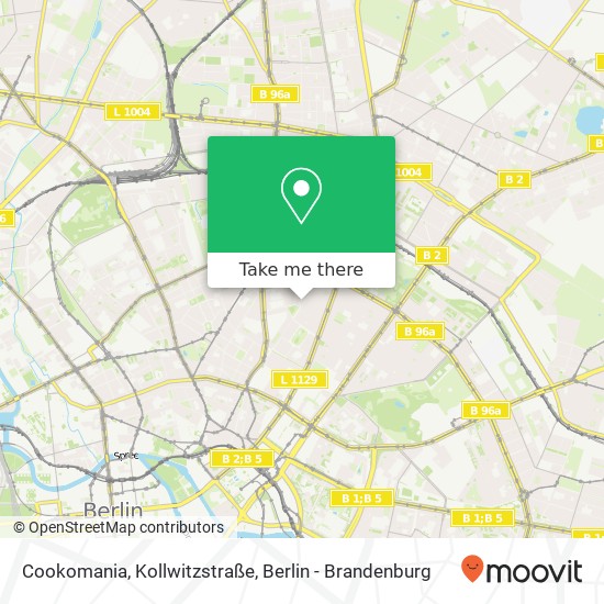 Cookomania, Kollwitzstraße map