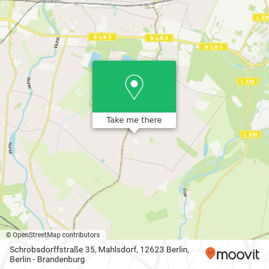 Schrobsdorffstraße 35, Mahlsdorf, 12623 Berlin map