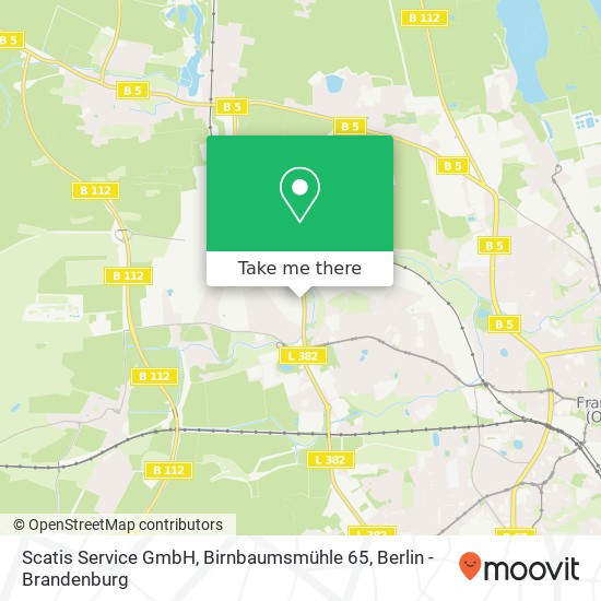 Карта Scatis Service GmbH, Birnbaumsmühle 65
