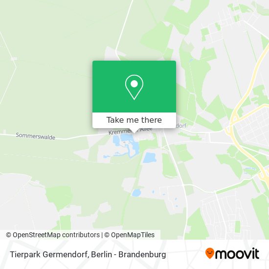 Tierpark Germendorf map