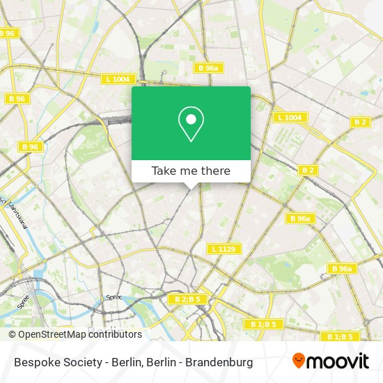 Bespoke Society - Berlin map