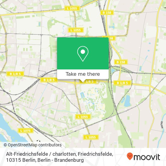 Alt-Friedrichsfelde / charlotten, Friedrichsfelde, 10315 Berlin map