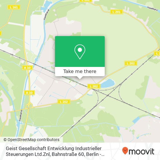 Geist Gesellschaft Entwicklung Industrieller Steuerungen Ltd.Znl, Bahnstraße 60 map