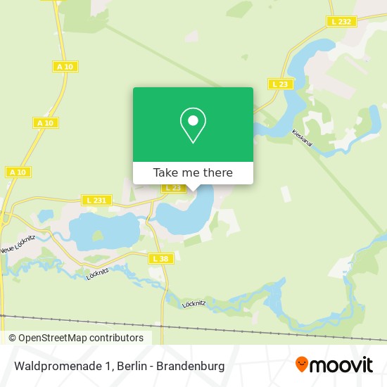 Waldpromenade 1 map