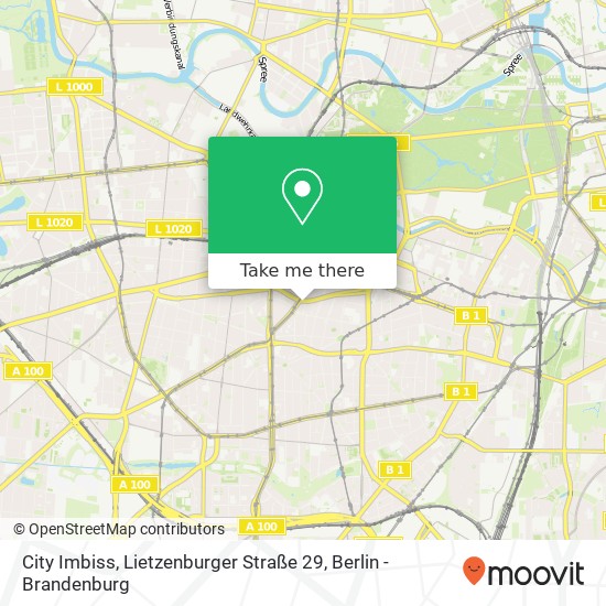 City Imbiss, Lietzenburger Straße 29 map