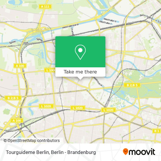 Карта Tourguideme Berlin