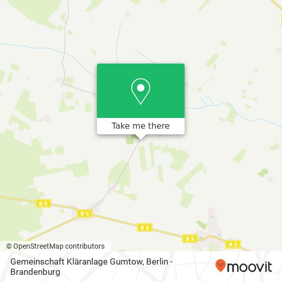 Gemeinschaft Kläranlage Gumtow map