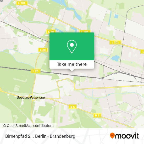 Birnenpfad 21 map