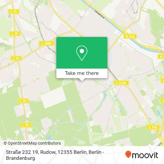 Straße 232 19, Rudow, 12355 Berlin map