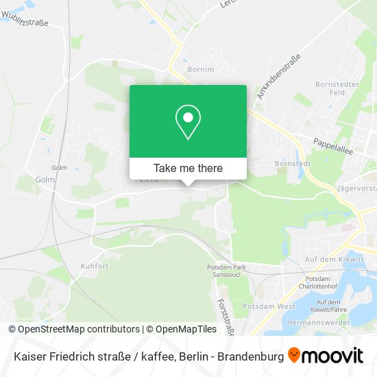 Kaiser Friedrich straße / kaffee map