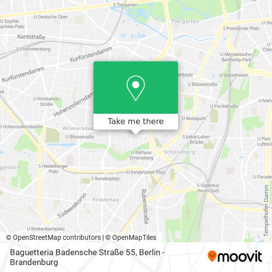 Baguetteria Badensche Straße 55 map