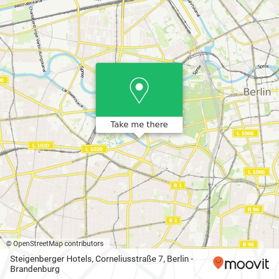 Карта Steigenberger Hotels, Corneliusstraße 7