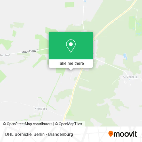 Карта DHL Börnicke