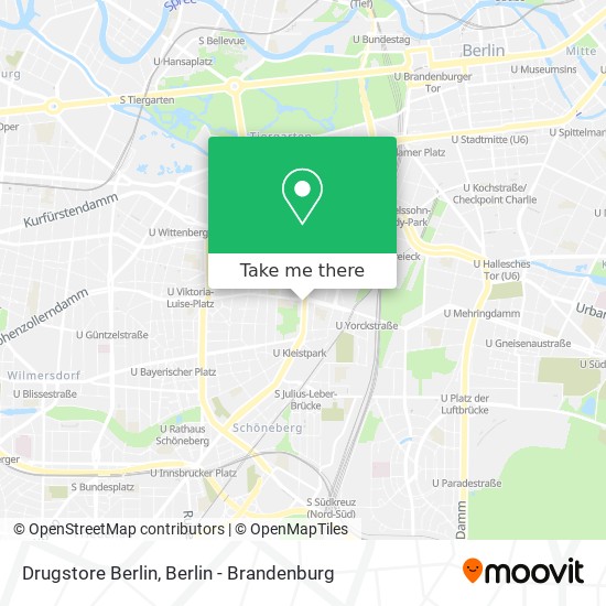 Карта Drugstore Berlin