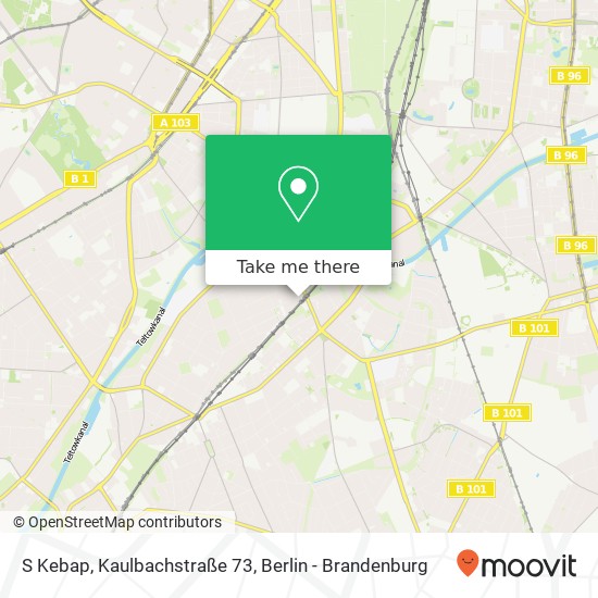 S Kebap, Kaulbachstraße 73 map