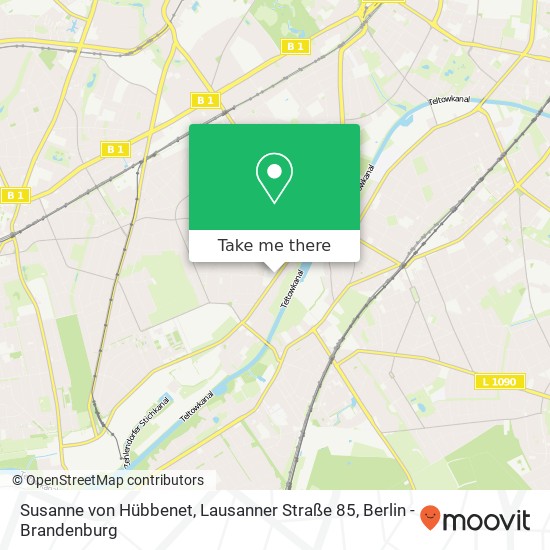 Susanne von Hübbenet, Lausanner Straße 85 map