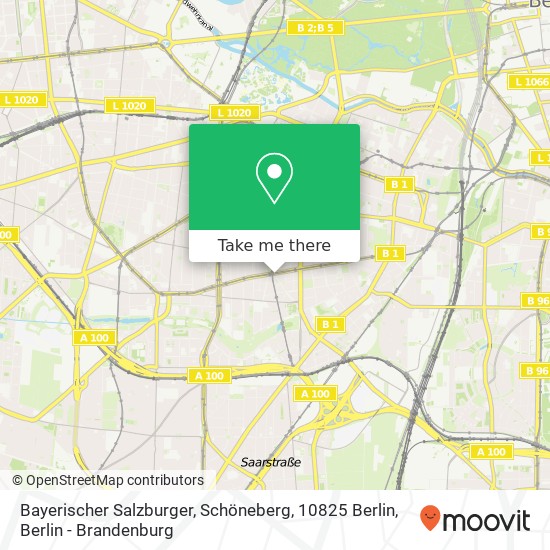 Bayerischer Salzburger, Schöneberg, 10825 Berlin map