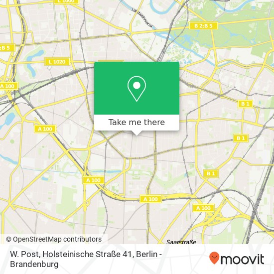 W. Post, Holsteinische Straße 41 map