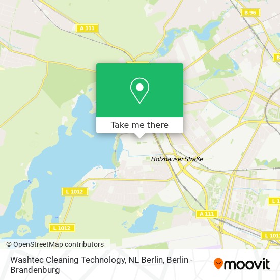 Карта Washtec Cleaning Technology, NL Berlin