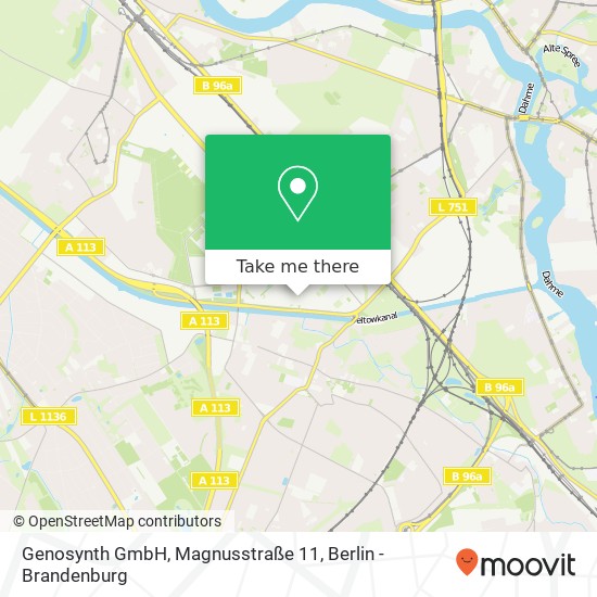 Genosynth GmbH, Magnusstraße 11 map