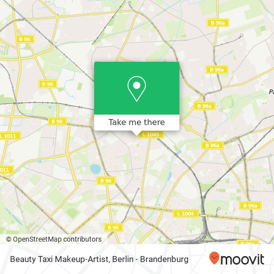 Beauty Taxi Makeup-Artist map