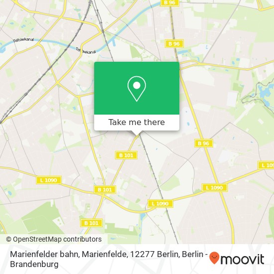 Marienfelder bahn, Marienfelde, 12277 Berlin map