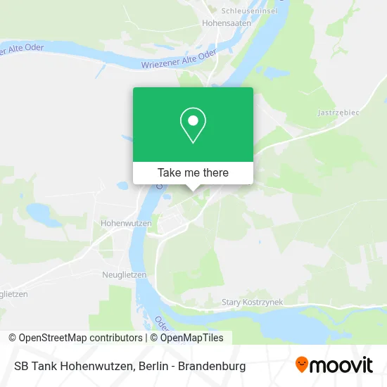 SB Tank Hohenwutzen map