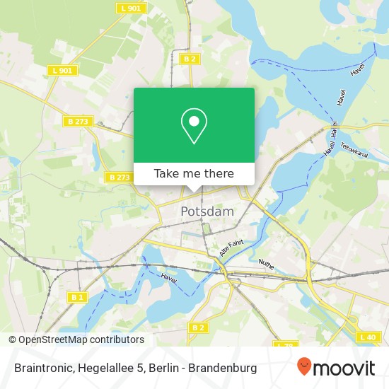 Braintronic, Hegelallee 5 map