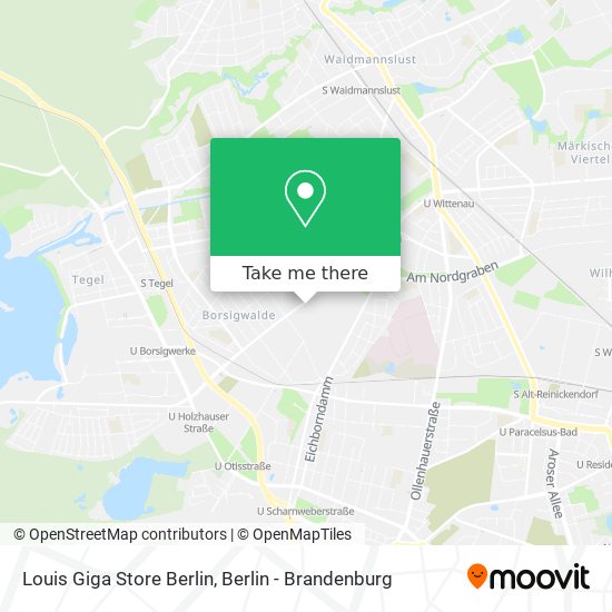 Louis Giga Store Berlin map