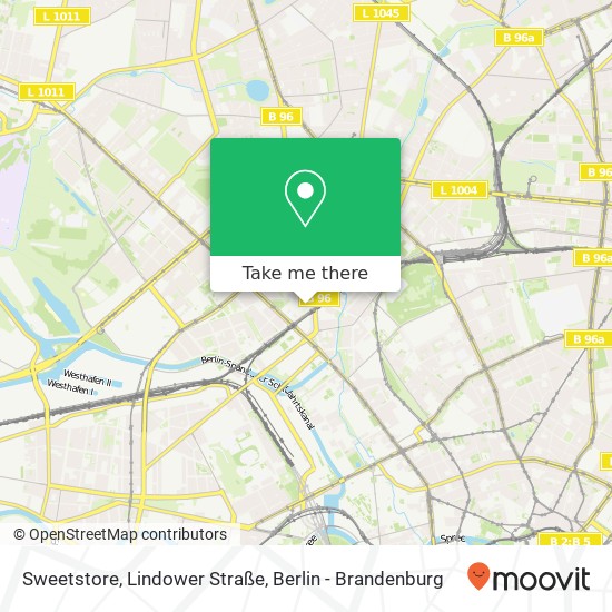 Sweetstore, Lindower Straße map