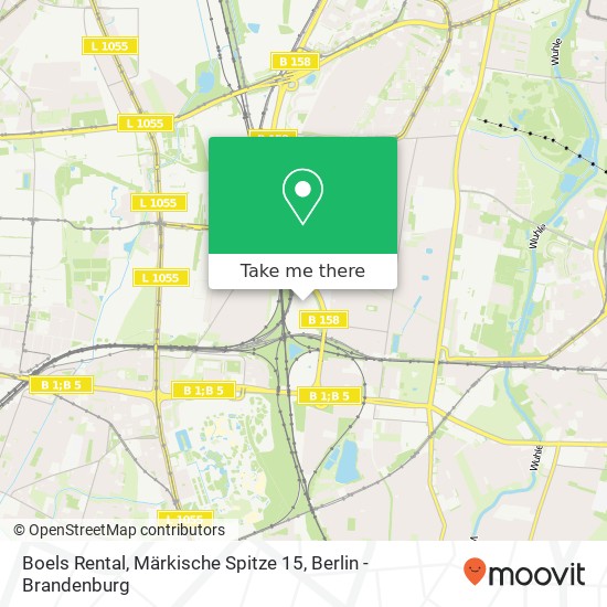 Карта Boels Rental, Märkische Spitze 15