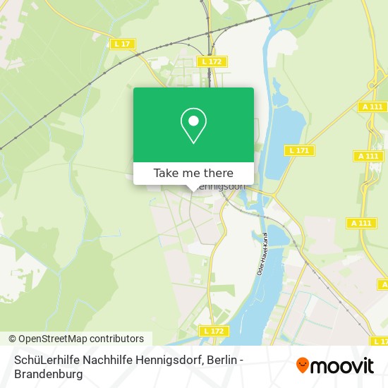 Карта SchüLerhilfe Nachhilfe Hennigsdorf