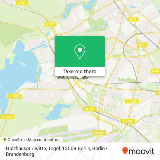 Holzhauser / witte, Tegel, 13509 Berlin map