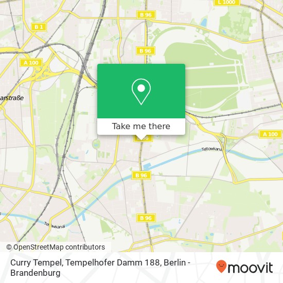 Curry Tempel, Tempelhofer Damm 188 map